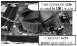 ASROCK 775I65G - Installation of CPU Fan and Heatsink - 2