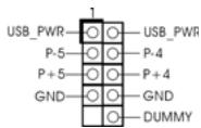 ASROCK 775I65G - En-tête USB 2.0 partagé - 1