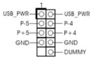 ASROCK 775I65G - Shared USB 2.0 Header - 1