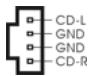ASROCK 775I65G - Connecteurs audio internes - 2
