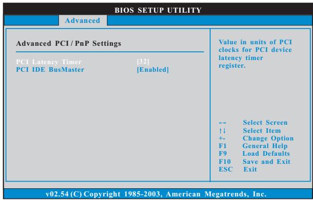 ASROCK K10N750SLI-110DB - PCIPnP Configuration - 1