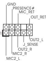 ASROCK K10N750SLI-110DB - Front Panel Audio Header - 1