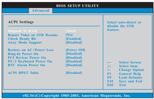 ASROCK K10N750SLI-110DB - ACPI Configuration - 1