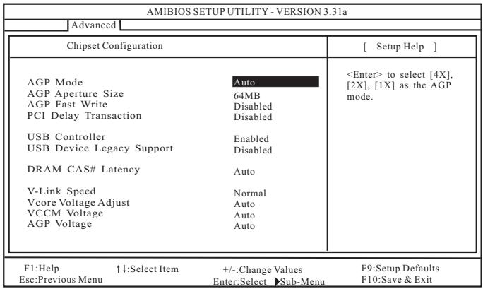 ASROCK K7VT6-C - Chipset Configuration - 1