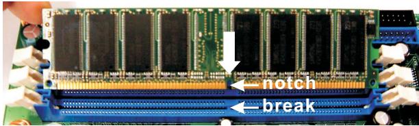 ASROCK K7VT6-C - Installation of Memory Modules (DIMM) - 3