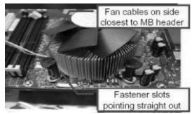 ASROCK G41M-VS3 - Installation of CPU Fan and Heatsink - 2