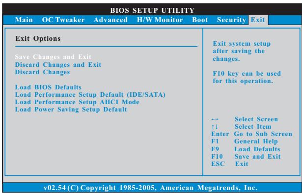ASROCK CORE 100HT-BD - Exit Screen - 1