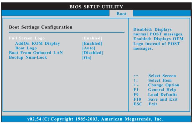 ASROCK CORE 100HT-BD - Boot Settings Configuration - 1
