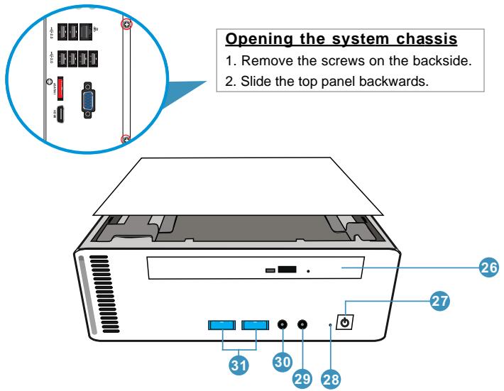ASROCK CORE 100HT-BD - System Chassis - 1