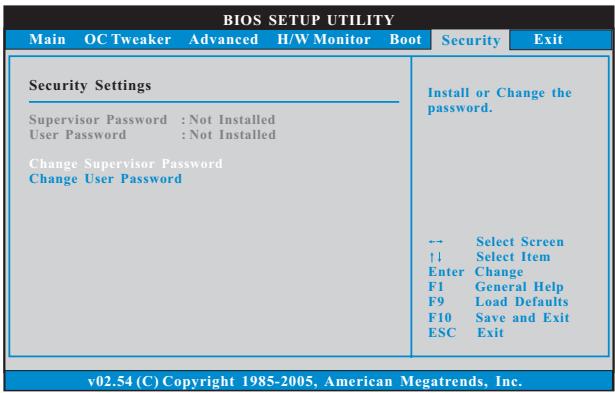 ASROCK G41M-GS3 - Security Screen - 1