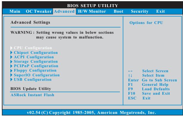 ASROCK G41M-GS3 - Advanced Screen - 1