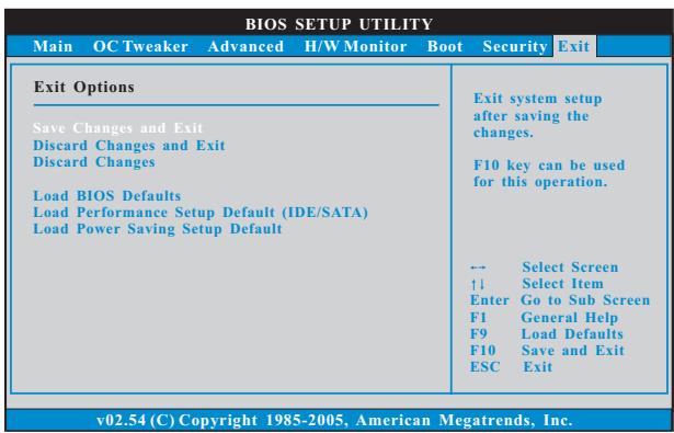 ASROCK G41M-GS3 - Exit Screen - 1