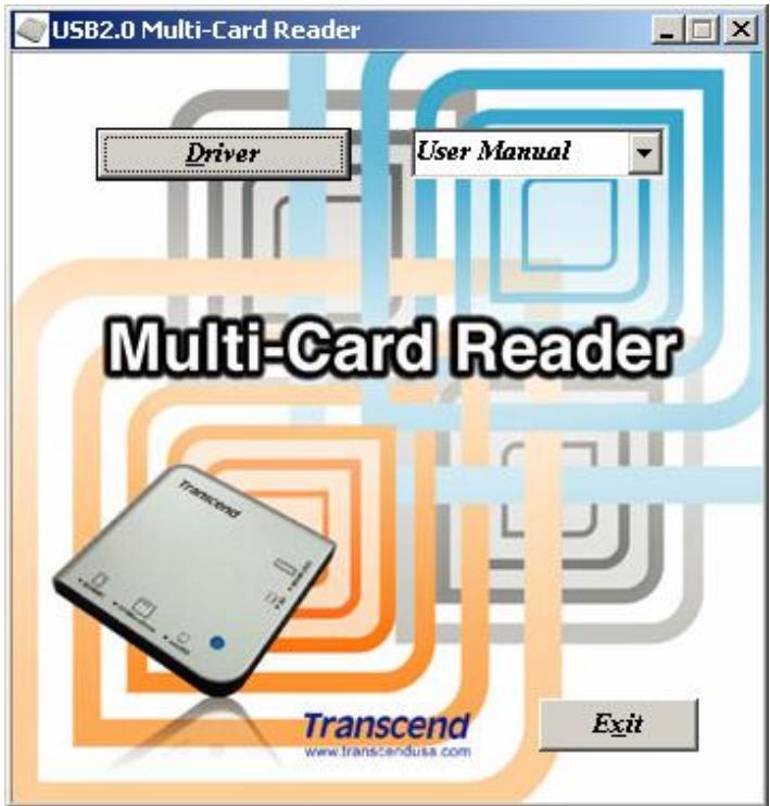 TRANSCEND TS-RD13R - Driver Installation for Windows ^ 98/98SE and 2000 - 2