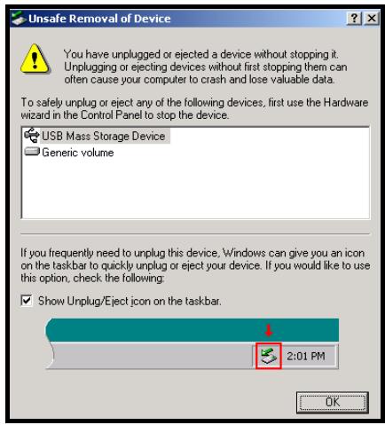 TRANSCEND TS-RDC - Remove the Reader in Windows® 2000, Me, or XP - 4
