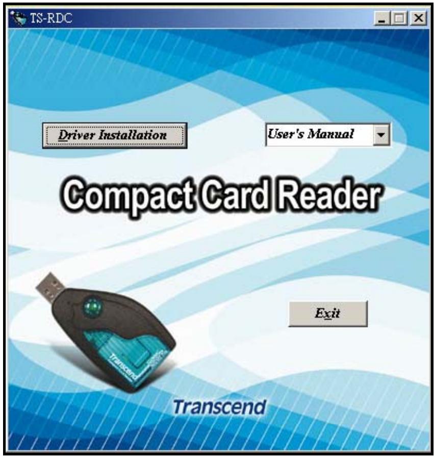 TRANSCEND TS-RDC - Driver Installation for Windows® 98/98SE and 2000 SP1 &amp; SP2 - 2