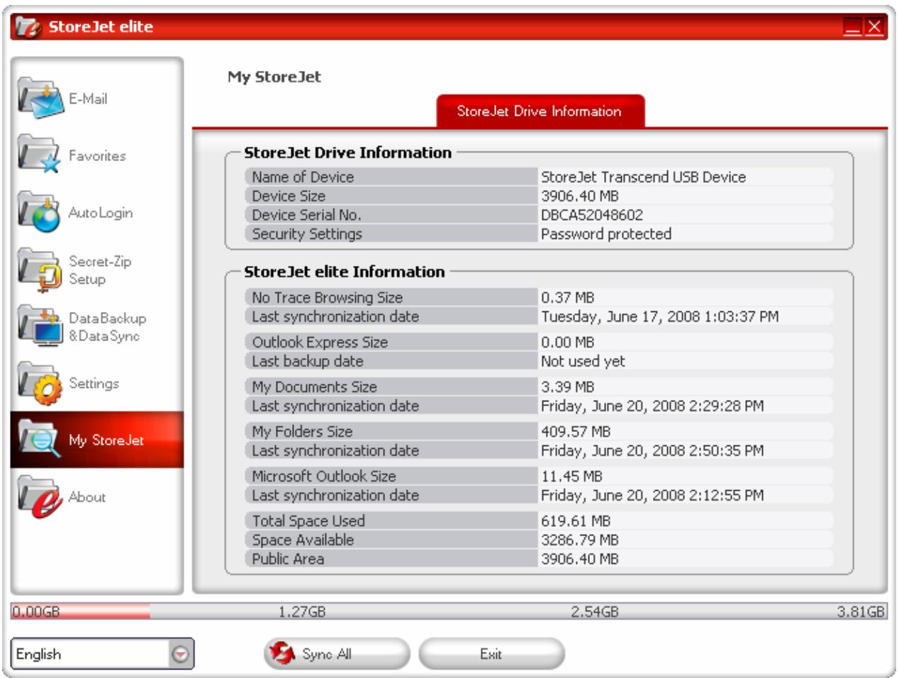 TRANSCEND TS0GSJ25 - My StoreJet - 1