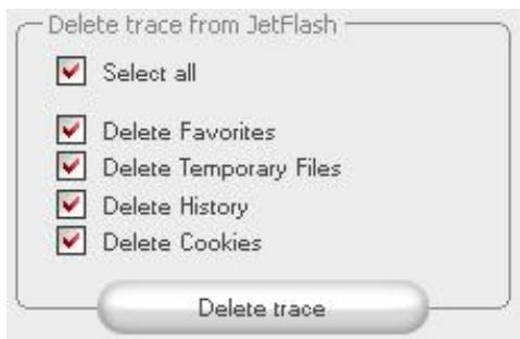 TRANSCEND TS0GSJ25 - Deleting Internet Browsing history - 1