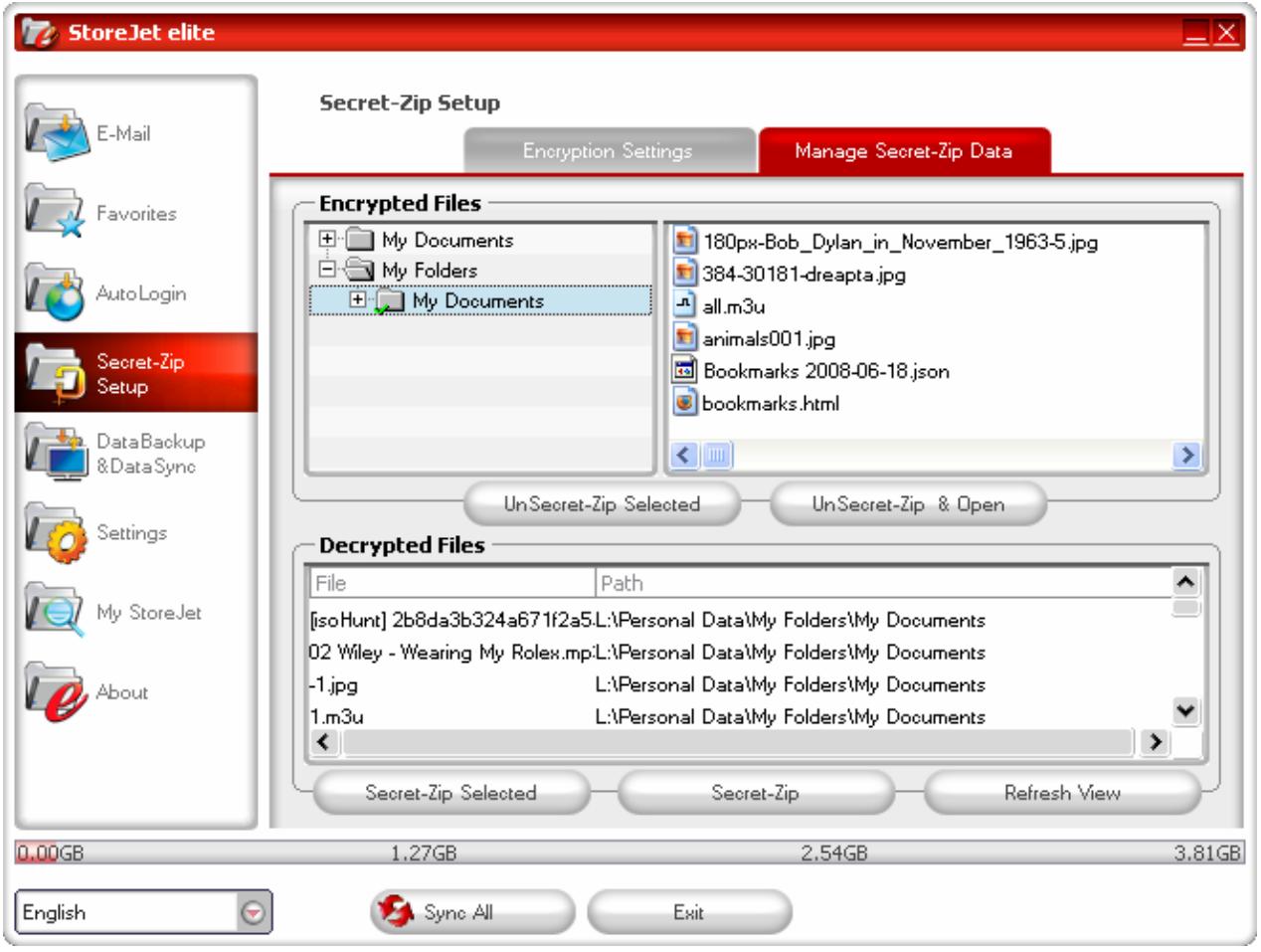 TRANSCEND TS0GSJ25 - Secret-Zip Setup - 2