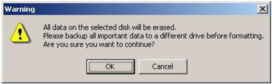 TRANSCEND TS0GSJ25R - Press "Start". - 2