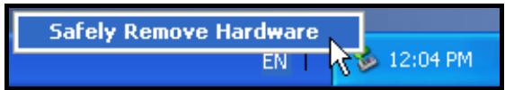 TRANSCEND TS0GSJ35 - Removing the StoreJet™ 3.5 in Windows® 2000, XP and VISTA - 1
