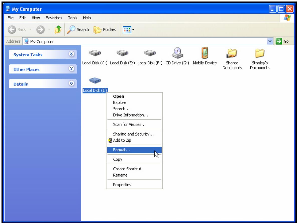 TRANSCEND TS0GSJ35-S - WARNING! Formatting the Disk will erase all of the data on your StoreJet™ 3.5. - 1