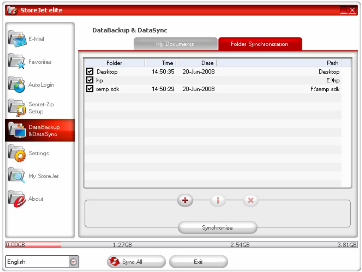 TRANSCEND TS120GSJ25S-C - Folder and Desktop synchronization - 2