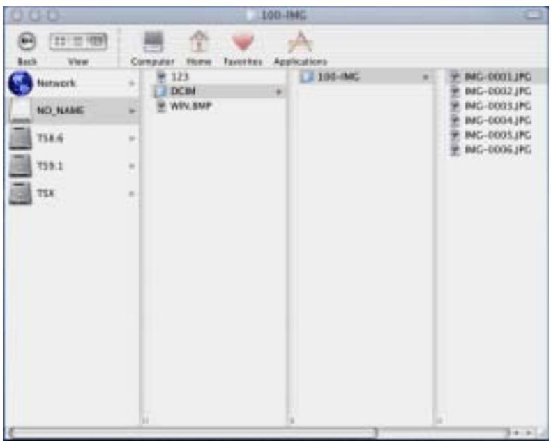TRANSCEND TS128MJF-DSC - View / Transfer Pictures in Mac OS - 1