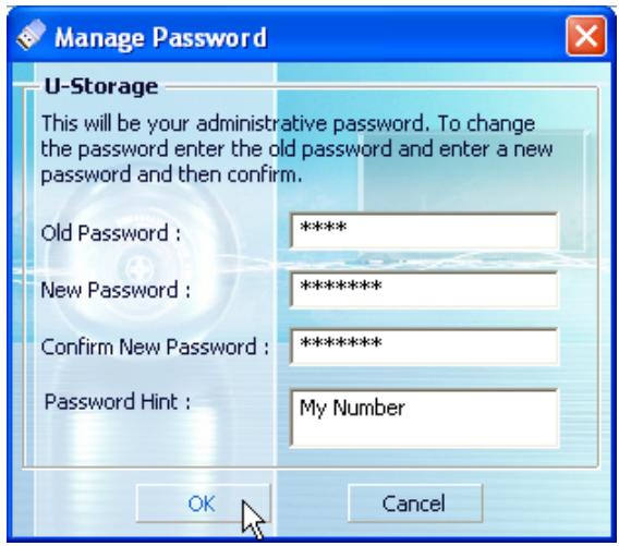 TRANSCEND TS128MJF2L - Change Password - 3