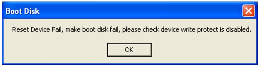 TRANSCEND TS128MJF2L - Error Messages of Boot-Up Function - 2