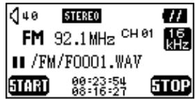 TRANSCEND TS1GMP620 - Record an FM Channel - 2