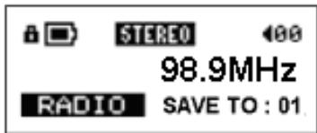 TRANSCEND TS256MJF-MP3 - Preset a Channel - 1
