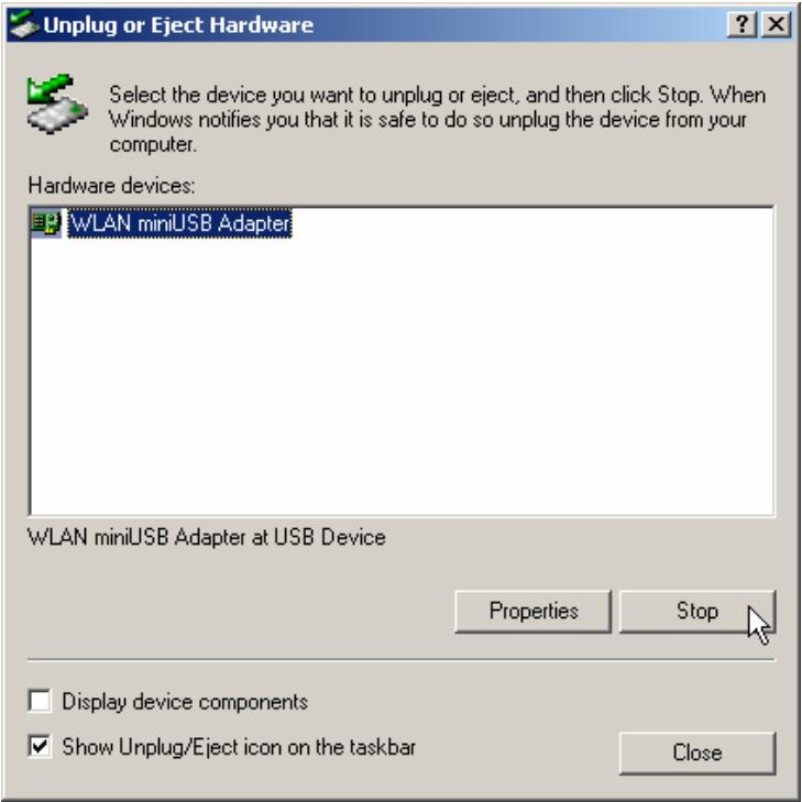 TRANSCEND TS256MJF-WL - Remove JetFlash in Windows 2000 - 5