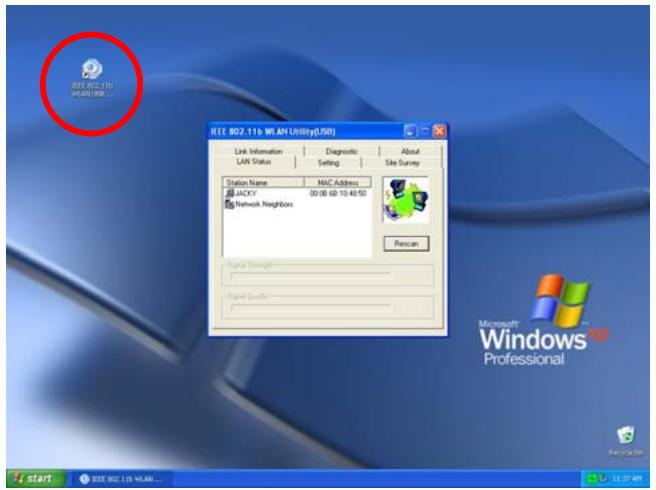 TRANSCEND TS256MJF-WL - Execute the WLAN Utility - 1