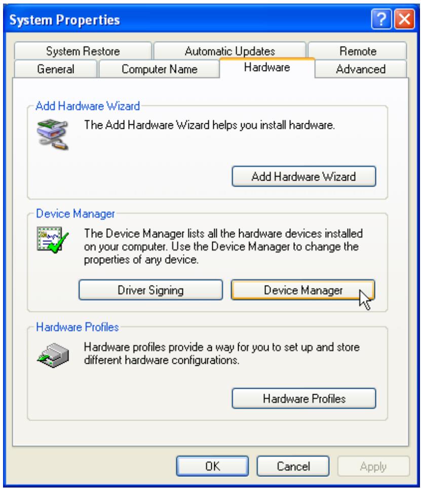 TRANSCEND TS256MJF-WL - c. Select Hardware tab and then select Device Manager. - 1