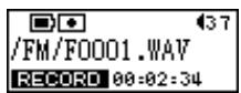 TRANSCEND TS256MMP510 - Record an FM Channel - 1