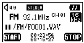 TRANSCEND TS256MMP610 - Record an FM Channel - 2
