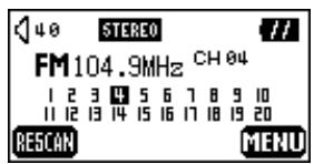 TRANSCEND TS256MMP620 - Select a Preset Channel - 5