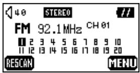 TRANSCEND TS256MMP620 - Select a Preset Channel - 1