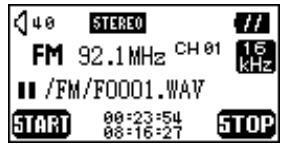 TRANSCEND TS256MMP620 - Record an FM Channel - 2