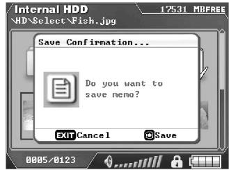 TRANSCEND TS25PSP20G - Recording a Voice Memo for Your Photo or Folder - 3