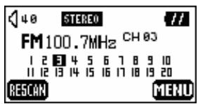 TRANSCEND TS2GMP610 - Select a Preset Channel - 5