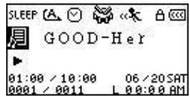 TRANSCEND TS2GMP630 - Delete a file in the MUSIC Mode - 1