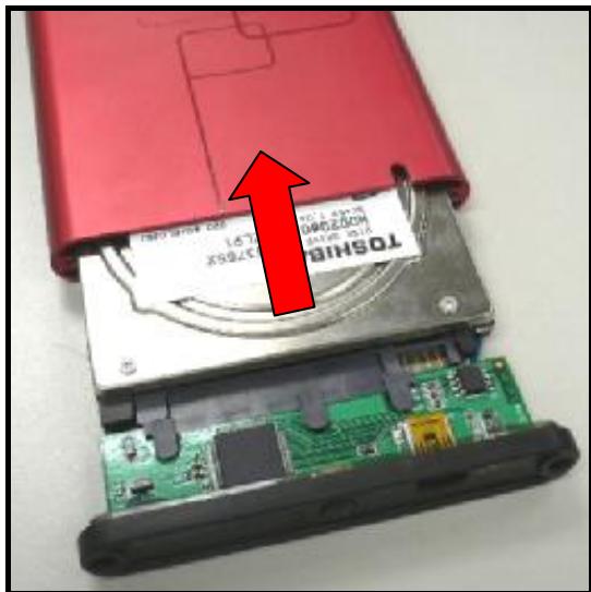 TRANSCEND TS40GSJ25B - Installing a Hard Drive - 4