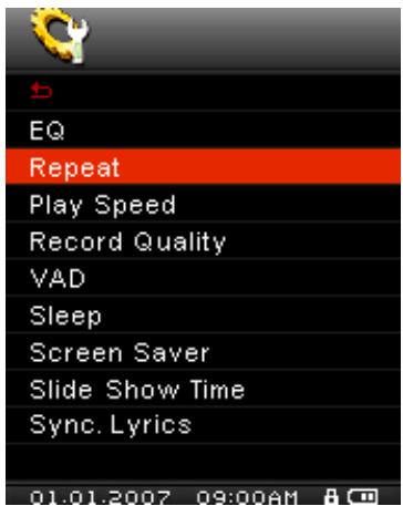 TRANSCEND TS4GMP840 - Repeat Mode - 1