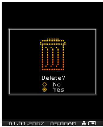 TRANSCEND TS4GMP840J - Delete a file in the RECORD Mode - 3