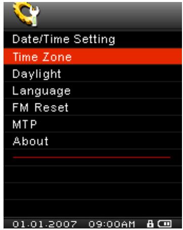 TRANSCEND TS4GMP840J - Time Zone - 1