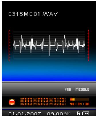 TRANSCEND TS4GMP840J - Record using the Built-In Microphone - 1