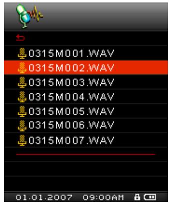 TRANSCEND TS4GMP840J - Delete a file in the RECORD Mode - 1
