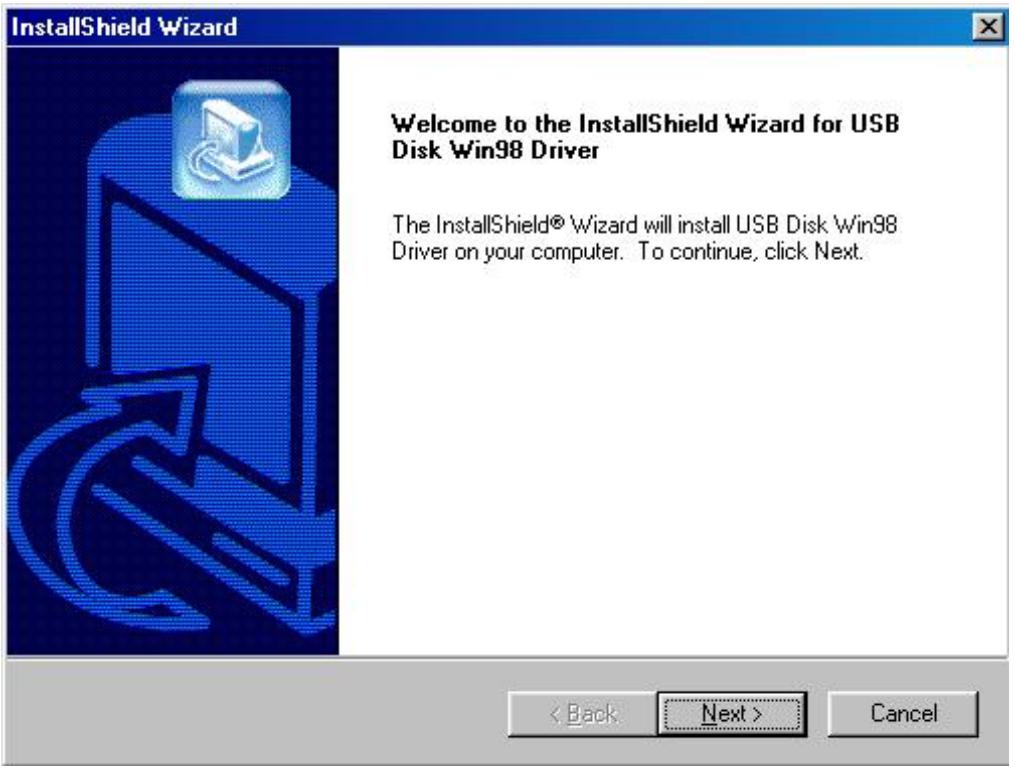 TRANSCEND TS512MMP520 - Driver Installation for Windows® 98SE - 2
