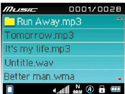 TRANSCEND TS512MMP810EU - Browsing Music Files - 1